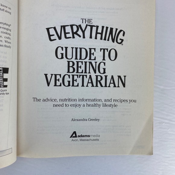 The Everything Guide to Being Vegetarian Book - Picture 4 of 13